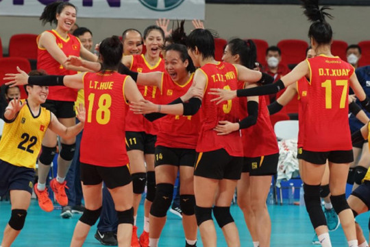 Bóng chuyền nữ Việt Nam thắng "siêu tốc": Mang đẳng cấp châu Á tới SEA Games
