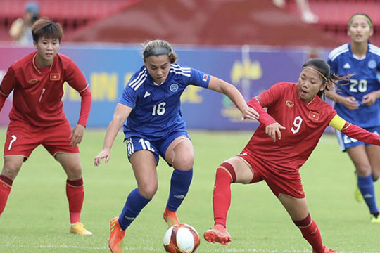 Trực tiếp bóng đá ĐT nữ Việt Nam - Philippines: Hưng phấn đi tìm bàn dẫn trước (SEA Games 32)