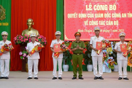 Bình Thuận có tân Trưởng Phòng Cảnh sát điều tra tội phạm về ma túy
