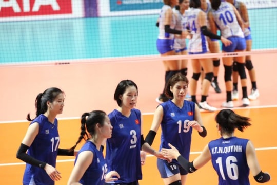 Bóng chuyền nữ Việt Nam thắng Philippines 3-0, sáng cửa vào bán kết