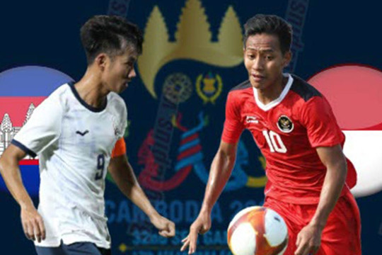 Trực tiếp bóng đá U22 Campuchia - U22 Indonesia: Sức mạnh "vô đối" của "Garuda" (SEA Games 32)
