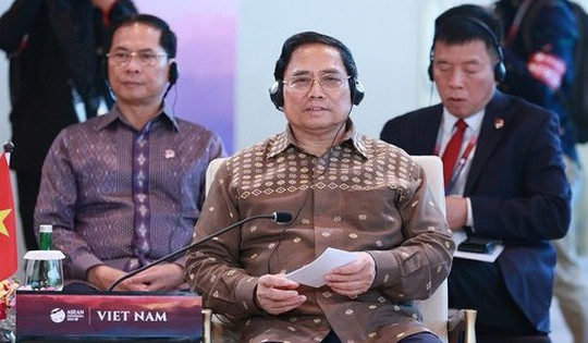 Thủ tướng Phạm Minh Chính họp hẹp cùng các nhà lãnh đạo ASEAN