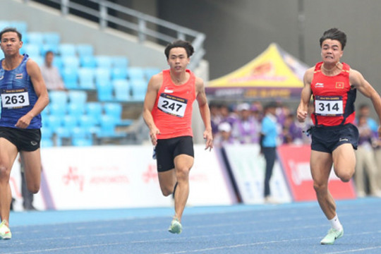 Đông Nam Á có "Vua tốc độ" mới: 20 tuổi thống trị 100m, 200m SEA Games