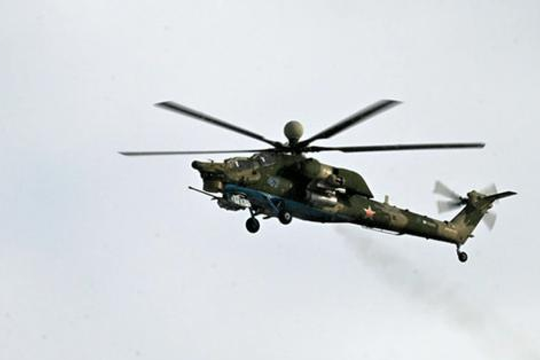 Trực thăng quân sự Nga rơi trên bán đảo Crimea