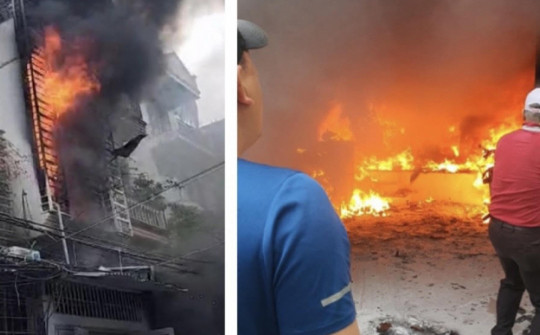 Vụ cháy 4 người chết ở Hà Nội: Hàng xóm kể lại phút phát hiện căn nhà bốc cháy