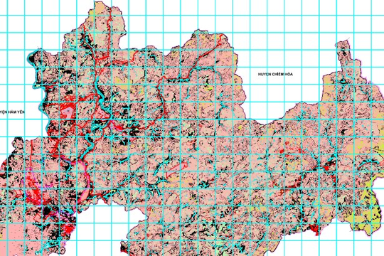 Bản đồ quy hoạch sử dụng đất huyện Yên Sơn, tỉnh Tuyên Quang đến năm 2030