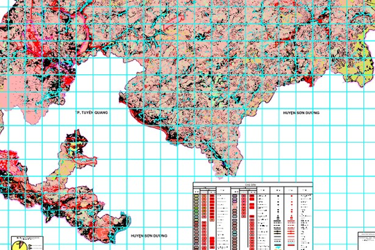 Bản đồ quy hoạch giao thông huyện Yên Sơn, tỉnh Tuyên Quang đến năm 2030