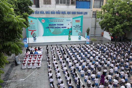 Tiểu học Chu Văn An hợp tác cùng Masscom Việt Nam chuyển đổi số giáo dục