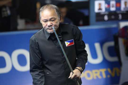 "Phù thủy bi-a" Reyes thua tủi hổ, đoàn Philippines sững sờ ở SEA Games