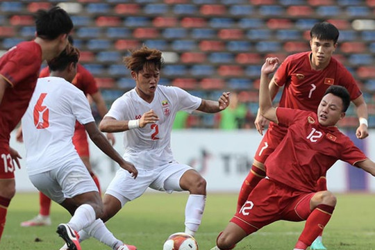 Trực tiếp bóng đá U22 Việt Nam - U22 Myanmar: Kiểm soát thế trận (SEA Games)