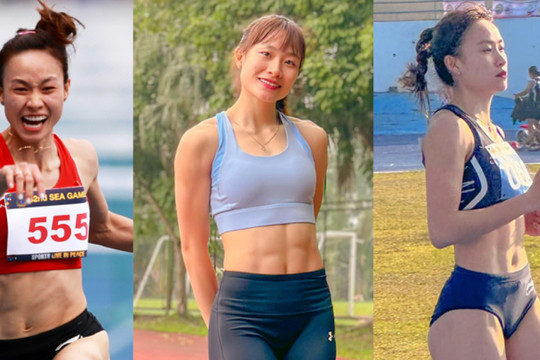 Mỹ Tiên xinh đẹp như hotgirl chạy giành HCV SEA Games, cơ bụng "6 múi" ấn tượng