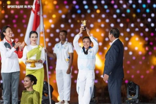 Võ sỹ vovinam Campuchia xuất sắc nhất SEA Games 32, xếp trên Nguyễn Thị Oanh