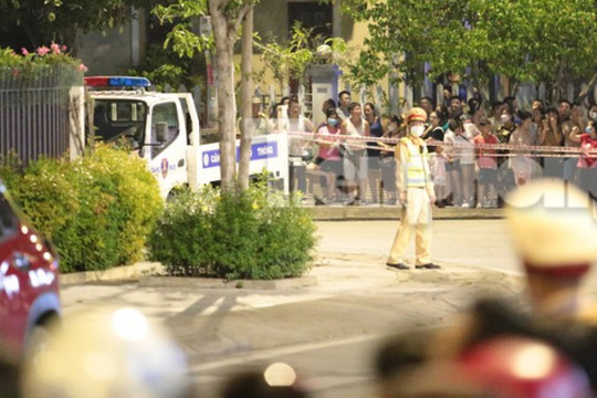 Cảnh sát phong tỏa khu vực nhà cựu Bí thư Lào Cai Nguyễn Văn Vịnh