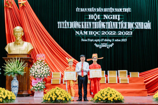 Huyện Nam Trực (Nam Định) giữ vững chất lượng giáo dục mũi nhọn