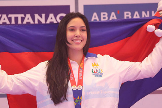 "Nữ thần" thể thao Campuchia "gây sốt" SEA Games, giành HCV thỏa mong ước