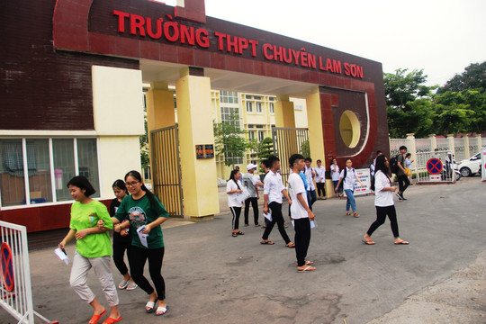 Hơn 1.500 hồ sơ đăng ký dự thi vào Trường THPT chuyên Lam Sơn