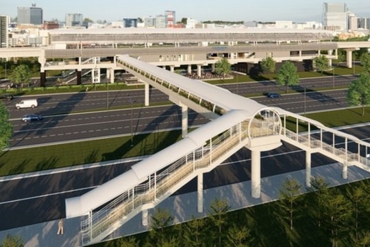 Diện mạo 9 cầu bộ hành kết nối với các ga trên cao của tuyến metro số 1 TP.HCM