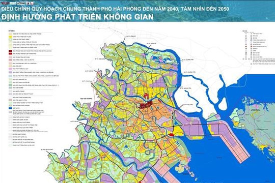Công bố Điều chỉnh Quy hoạch chung thành phố Hải Phòng đến năm 2040, tầm nhìn đến năm 2050
