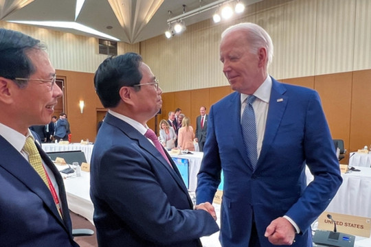 Thủ tướng Phạm Minh Chính gặp Tổng thống Mỹ Joe Biden