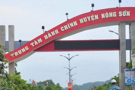 Quảng Nam: 2 huyện phải tạm dừng công tác tổ chức bộ máy, công tác cán bộ