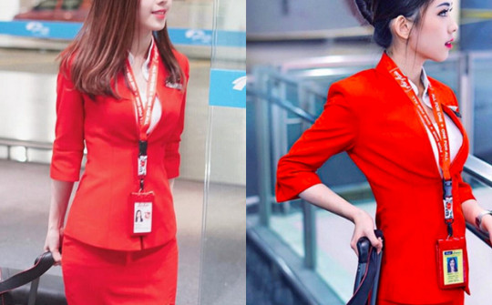 Nữ tiếp viên hàng không gặp rắc rối do bộ đồng phục