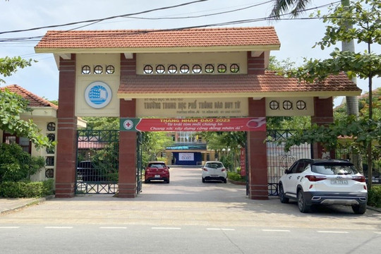 Trường ở Quảng Bình phản hồi tin quỹ lớp ‘âm’ gần 30 triệu đồng