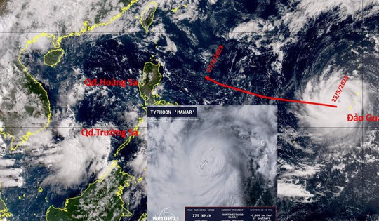 Siêu bão Mawar hướng về phía bắc Philippines, Việt Nam theo dõi sát