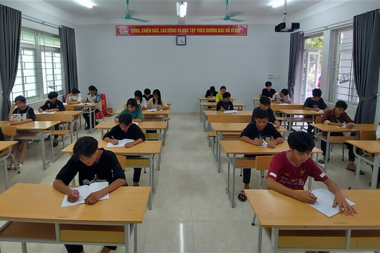 Hơn 4.600 học sinh Lai Châu dự thi tuyển sinh vào lớp 10