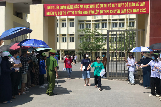 Một thí sinh bị đình chỉ thi vào lớp 10 THPT chuyên Lam Sơn
