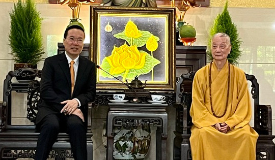Chủ tịch nước Võ Văn Thưởng chúc mừng Đại Lễ Phật đản