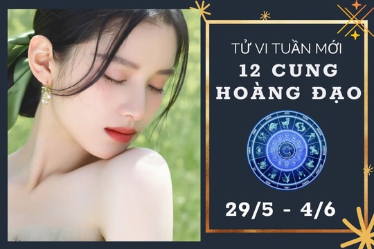 Tử vi tuần mới của 12 cung hoàng đạo từ 29/5 đến 4/6: Song Tử tài lộc có điểm sáng, Bảo Bình công việc thuận lợi