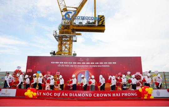 Diamond Crown Hai Phong: kỳ tích thi công