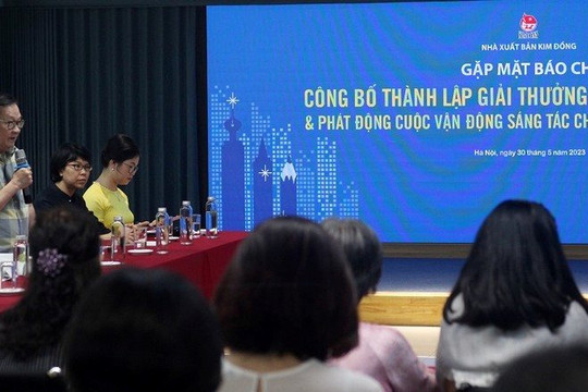NXB Kim Đồng lập giải thưởng văn học và phát động sáng tác cho thiếu nhi