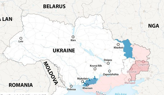 Trung Quốc đề xuất kế hoạch để Nga kiểm soát một số khu vực ở Ukraine?