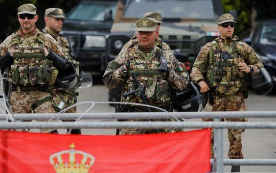 Lực lượng NATO hiện diện dày đặc sau cuộc đụng độ ở Kosovo