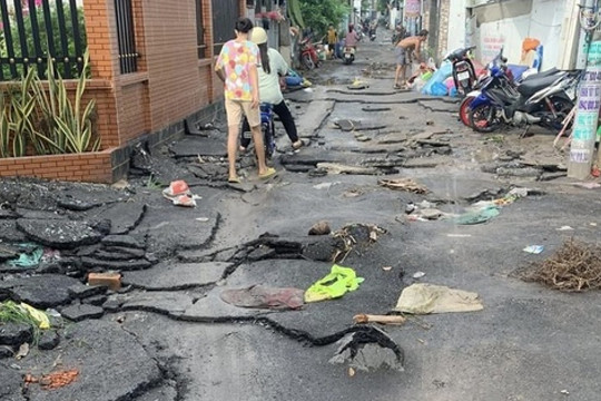 Hình ảnh tan hoang sau trận lũ cực lớn tối 4-6 ở Đồng Nai