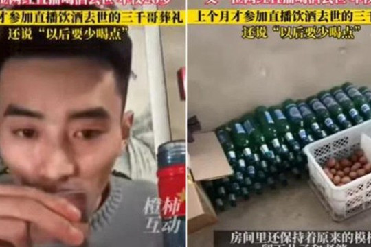 Livestream "đấu rượu", 2 streamer Trung Quốc tử vong