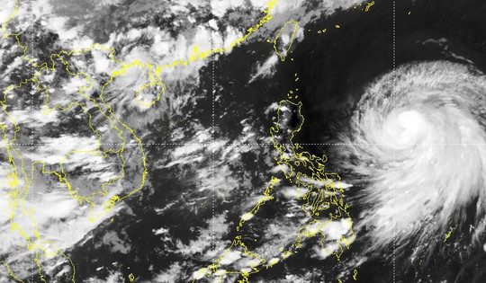 Vùng áp thấp đang mạnh thêm, xuất hiện bão ngoài khơi Philippines