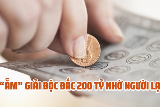 Mua nhầm vé số, trúng độc đắc hơn 200 tỷ đồng