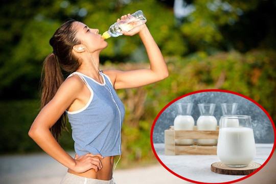 Có nên uống sữa trước khi chạy bộ?
