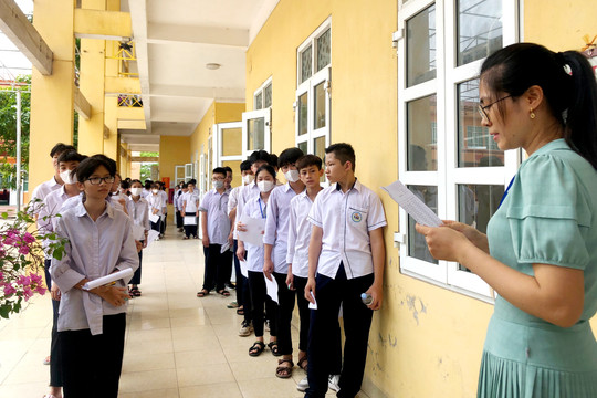 Nam Định hoàn tất kỳ thi tuyển sinh vào lớp 10 năm 2023