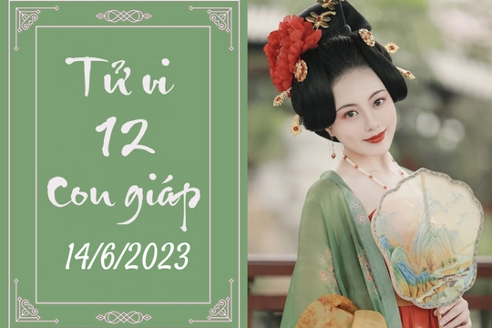 Tử vi vui 12 con giáp hôm nay ngày 14/6/2023: Tuất chăm chỉ, Tỵ chỉn chu