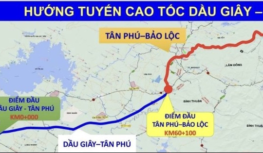 Cao tốc Dầu Giây - Tân Phú gặp nhiều vướng mắc trong thực hiện báo cáo tiền khả thi