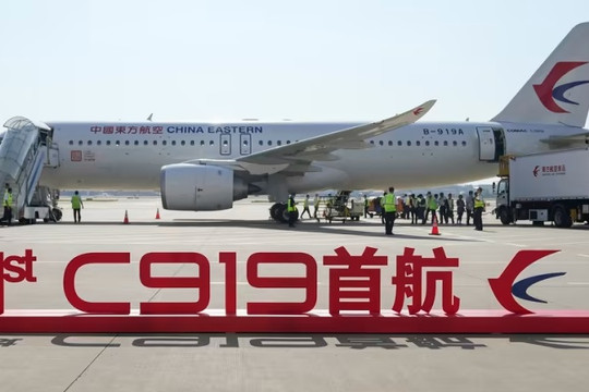 Máy bay nội địa C919 trở thành vũ khí mới trong chính sách đối ngoại của Trung Quốc