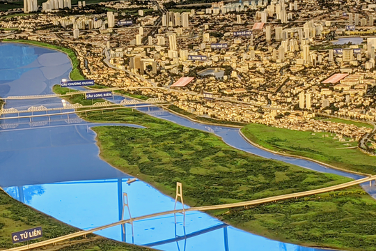 Điều chỉnh quy hoạch đô thị Hà Nội theo trục sông Hồng