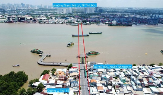 Toàn cảnh khu vực quy hoạch xây cầu Cát Lái nối TPHCM - Đồng Nai