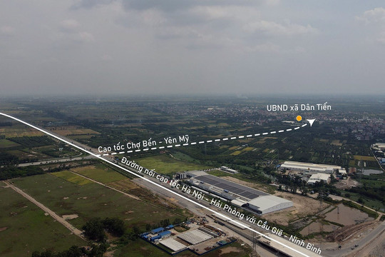 Toàn cảnh cao tốc Chợ Bến - Yên Mỹ sẽ xây dựng qua tỉnh Hưng Yên