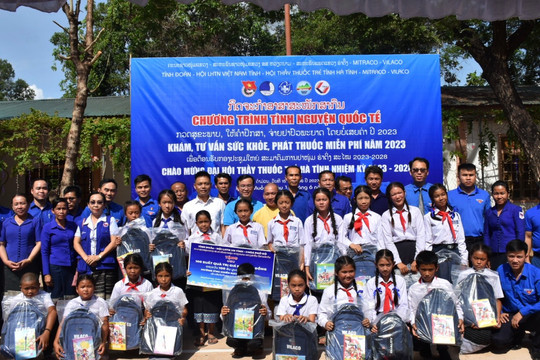 Tuổi trẻ Hà Tĩnh với nhiều hoạt động tình nguyện ý nghĩa ở Lào