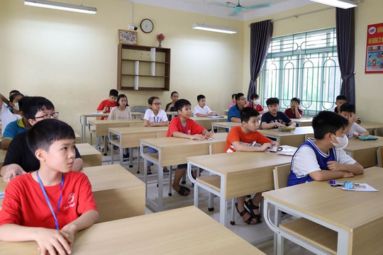1.919 thí sinh tham gia đánh giá năng lực vào lớp 6 THCS Vĩnh Yên