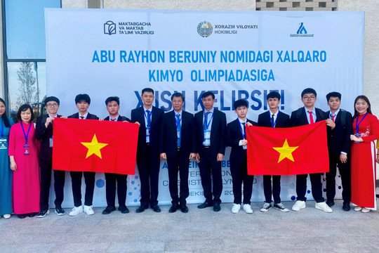 Việt Nam giành vị trí cao nhất tại Kỳ thi Olympic Hóa học quốc tế